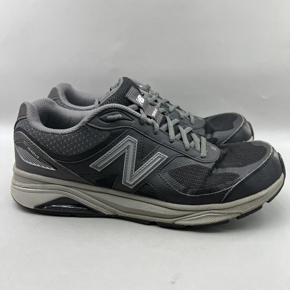 New Balance 1540 v3 Running Shoes Men Size 12 D Gray Black Mesh Comfort Sneakers